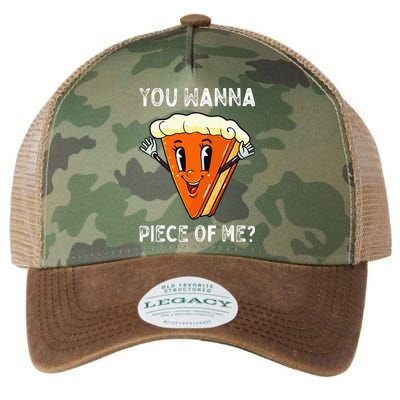 You Wanna Piece Of Me Funny Pumpkin Pie Thanksgiving Legacy Tie Dye Trucker Hat