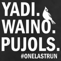 Yadi Waino Pujols #Onelastrun Baseball Softball 7 Panel Mesh Trucker Snapback Hat