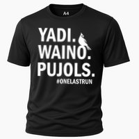 Yadi Waino Pujols #Onelastrun Baseball Softball Cooling Performance Crew T-Shirt