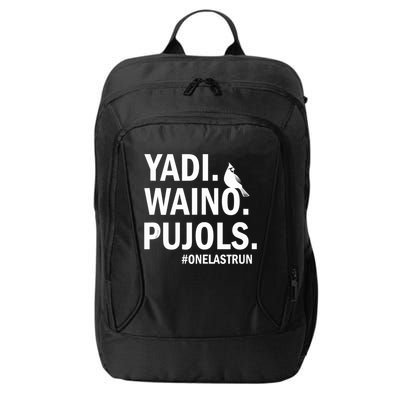 Yadi Waino Pujols #Onelastrun Baseball Softball City Backpack