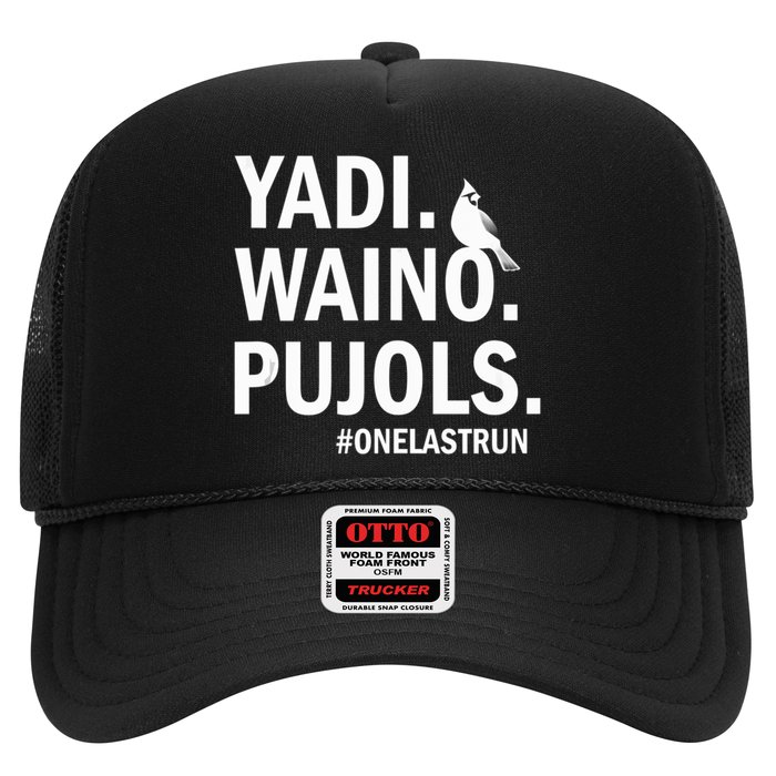 Yadi Waino Pujols #Onelastrun Baseball Softball Hat