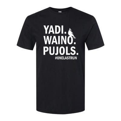 Yadi Waino Pujols #Onelastrun Baseball Softball Softstyle CVC T-Shirt