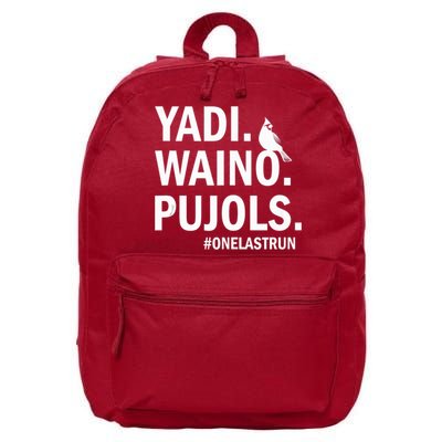 Yadi Waino Pujols #Onelastrun Baseball Softball 16 in Basic Backpack