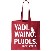 Yadi Waino Pujols #Onelastrun Baseball Softball Bag