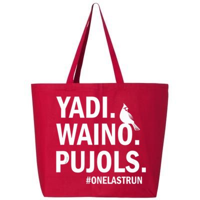 Yadi Waino Pujols #Onelastrun Baseball Softball 25L Jumbo Tote