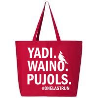 Yadi Waino Pujols #Onelastrun Baseball Softball 25L Jumbo Tote