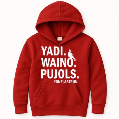 Yadi Waino Pujols #Onelastrun Baseball Softball Kids Hoodie