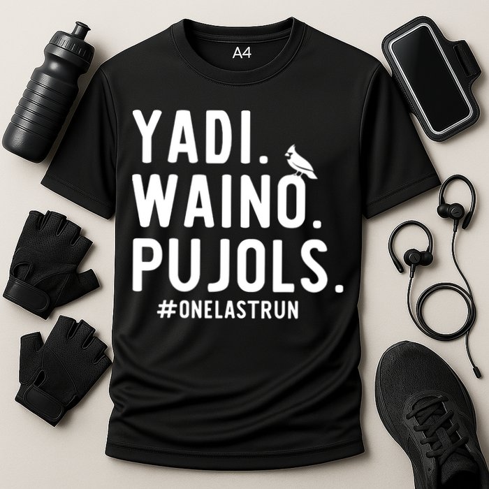 Yadi Waino Pujols One Last Run Cooling Performance Crew T-Shirt