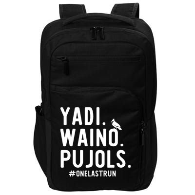 Yadi Waino Pujols One Last Run Impact Tech Backpack