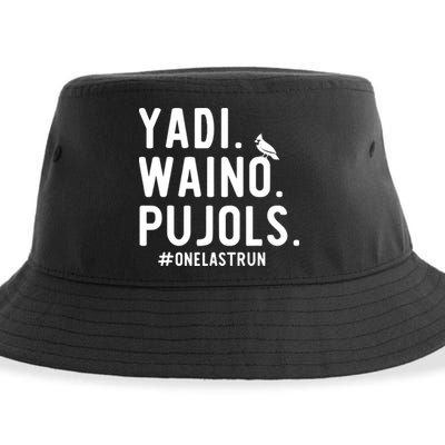 Yadi Waino Pujols One Last Run Sustainable Bucket Hat