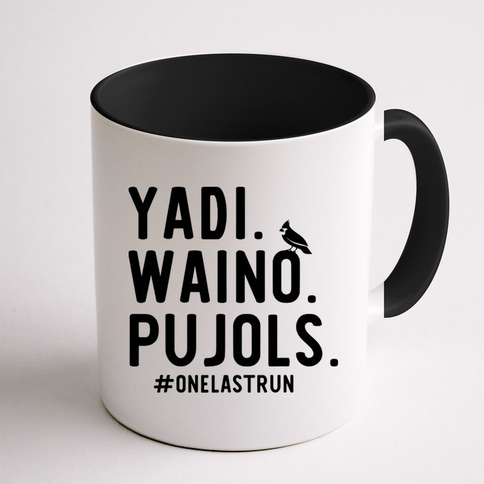 Yadi Waino Pujols One Last Run Mug