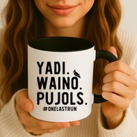 Yadi Waino Pujols One Last Run Mug