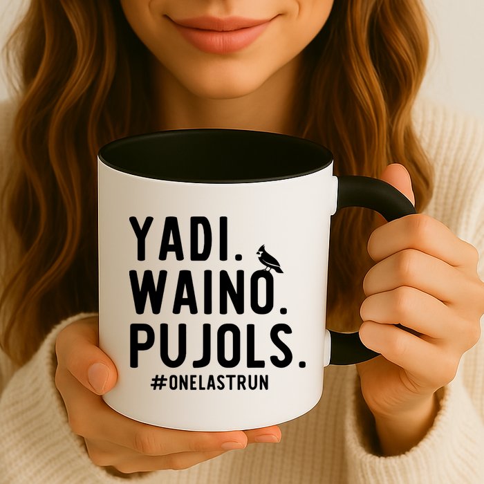 Yadi Waino Pujols One Last Run Mug