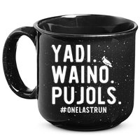 Yadi Waino Pujols One Last Run 15oz Campfire Ceramic Mug