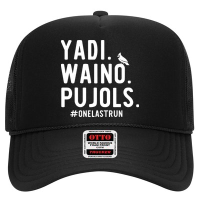 Yadi Waino Pujols One Last Run Trucker Hat
