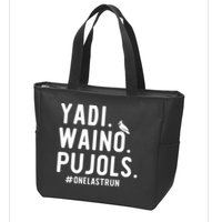 Yadi Waino Pujols One Last Run Zip Tote Bag
