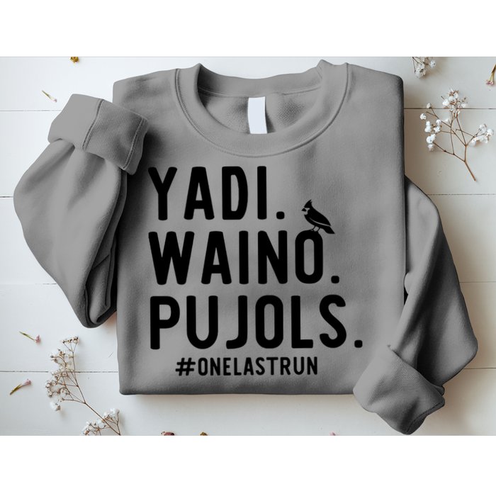 Yadi Waino Pujols One Last Run Sweatshirt