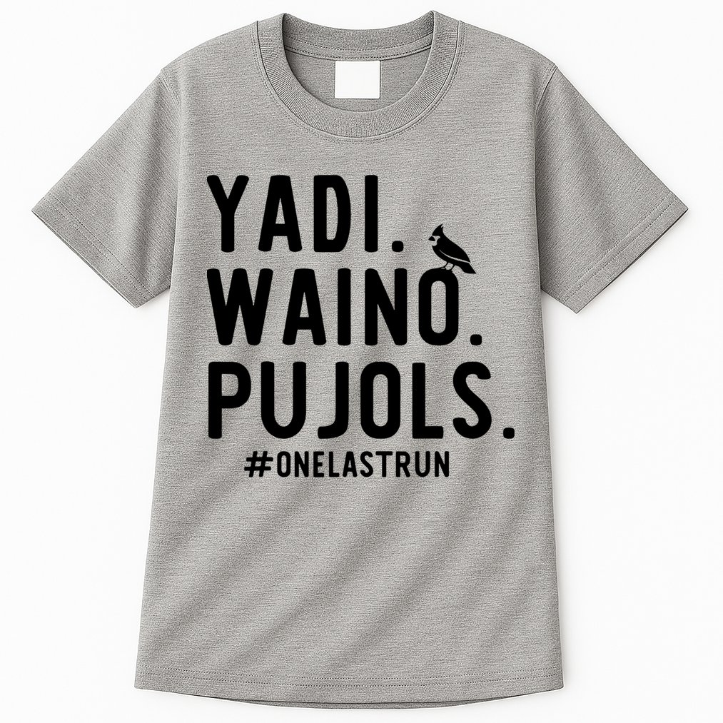 Yadi Waino Pujols One Last Run Tall T-Shirt