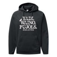 Yadi Waino Pujols #Onelastrun Baseball Performance Fleece Hoodie