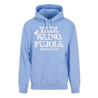 Yadi Waino Pujols #Onelastrun Baseball Unisex Surf Hoodie