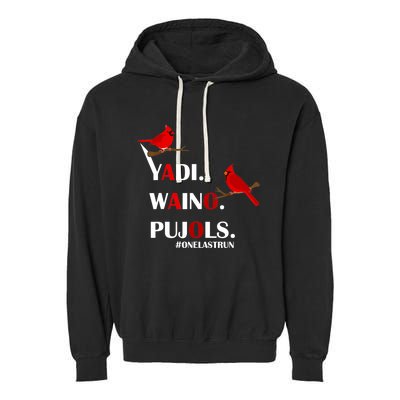 Yadi Waino Pujols For Women Garment-Dyed Fleece Hoodie