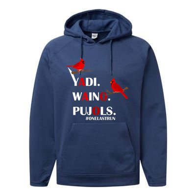 Yadi Waino Pujols For Women Performance Fleece Hoodie