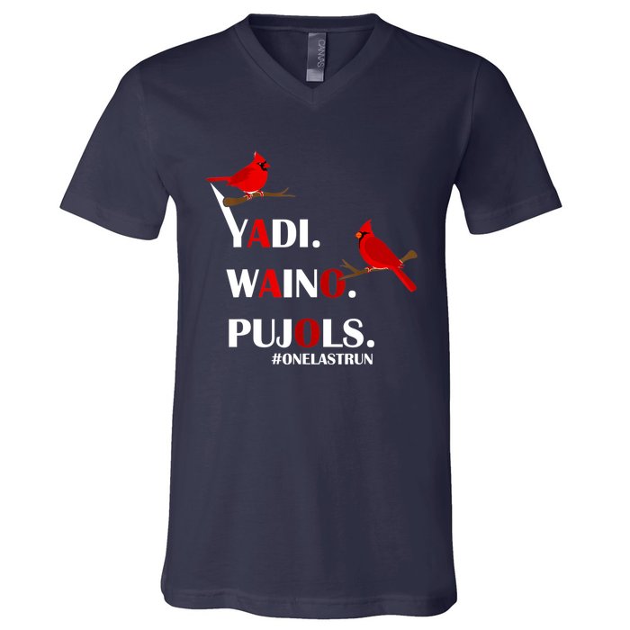 Yadi Waino Pujols For Women V-Neck T-Shirt