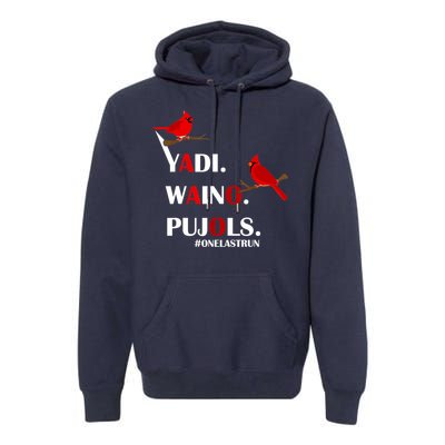 Yadi Waino Pujols For Women Premium Hoodie