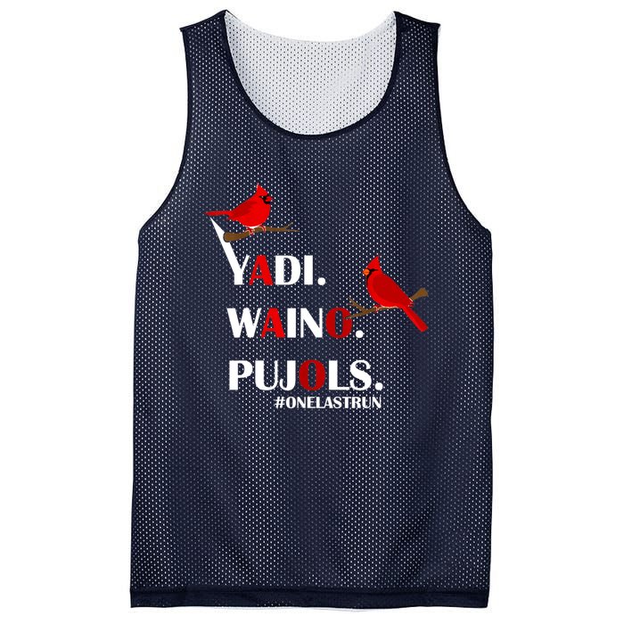 Yadi Waino Pujols For Women Mesh Reversible Basketball Jersey Tank