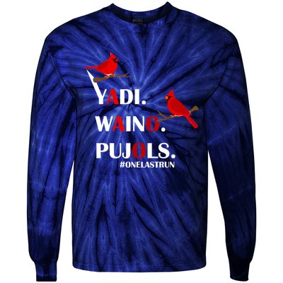 Yadi Waino Pujols For Women Tie-Dye Long Sleeve Shirt