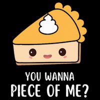 You Wanna Piece of Me Thanksgiving Funny Pumpkin Pie Cooling Performance Crew T-Shirt