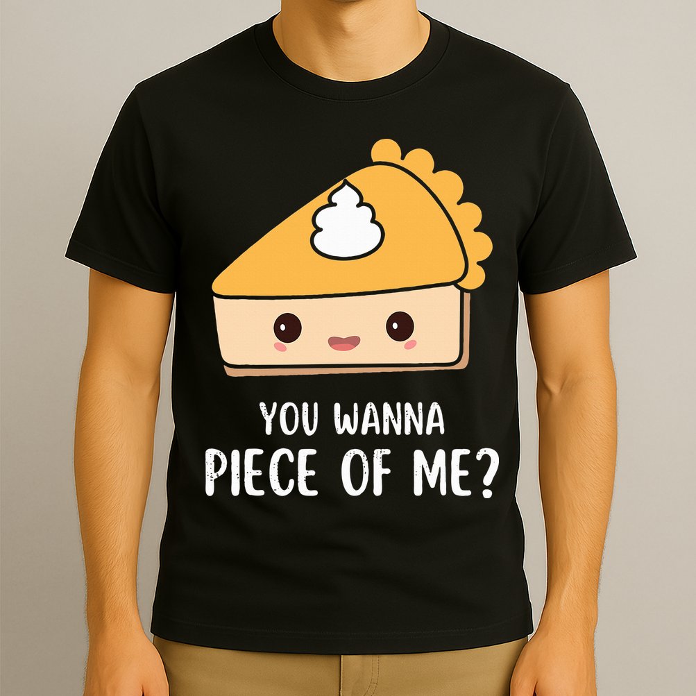 You Wanna Piece of Me Thanksgiving Funny Pumpkin Pie T-Shirt