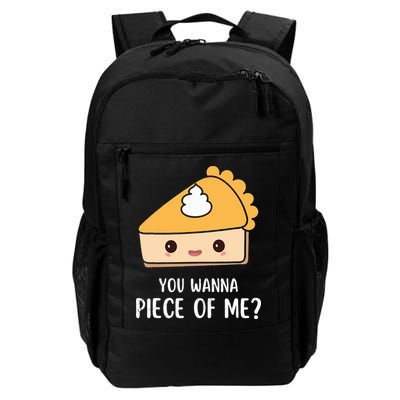 You Wanna Piece of Me Thanksgiving Funny Pumpkin Pie Backpack