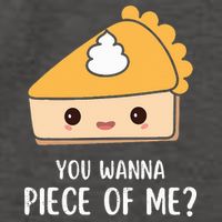 You Wanna Piece of Me Thanksgiving Funny Pumpkin Pie Vector Backpack