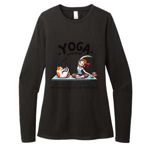 Yoga With Pets Cat Meow Meditation For Instructors Womens CVC Long Sleeve Shirt