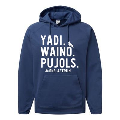 Yadi Waino Pujols Performance Fleece Hoodie