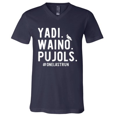 Yadi Waino Pujols V-Neck T-Shirt