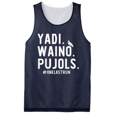 Yadi Waino Pujols Mesh Reversible Basketball Jersey Tank