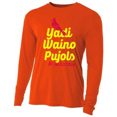 Yadi Waino Pujols Cooling Performance Long Sleeve Crew