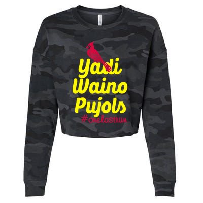 Yadi Waino Pujols Cropped Pullover Crew