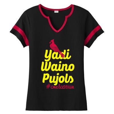 Yadi Waino Pujols Ladies Halftime Notch Neck Tee