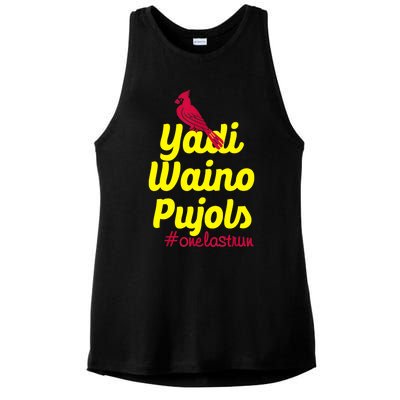 Yadi Waino Pujols Ladies PosiCharge Tri-Blend Wicking Tank