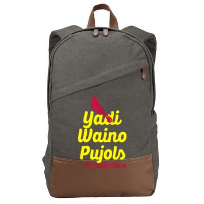 Yadi Waino Pujols Cotton Canvas Backpack