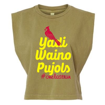 Yadi Waino Pujols Garment-Dyed Women's Muscle Tee