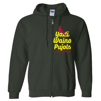 Yadi Waino Pujols Full Zip Hoodie