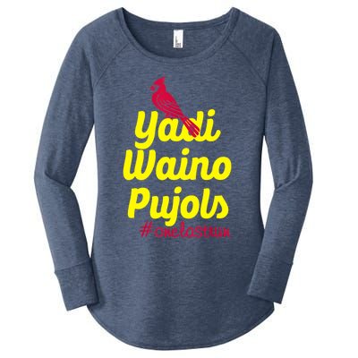 Yadi Waino Pujols Women's Perfect Tri Tunic Long Sleeve Shirt