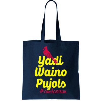 Yadi Waino Pujols Tote Bag