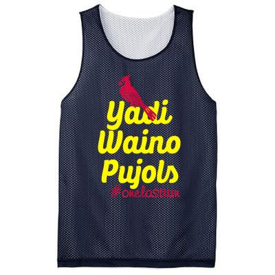 Yadi Waino Pujols Mesh Reversible Basketball Jersey Tank