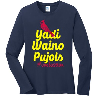 Yadi Waino Pujols Ladies Long Sleeve Shirt