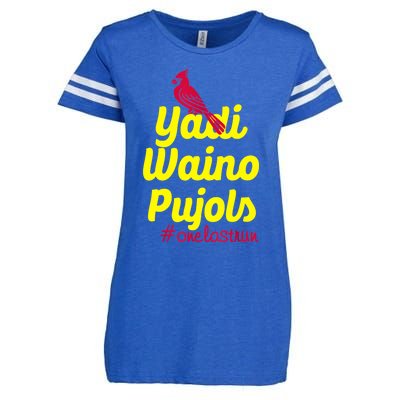 Yadi Waino Pujols Enza Ladies Jersey Football T-Shirt